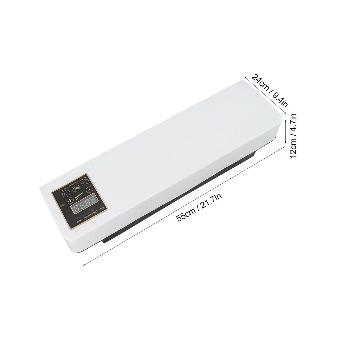 Unisex one size plug-in flat wall heater with digital thermostat and remote control Luvikno