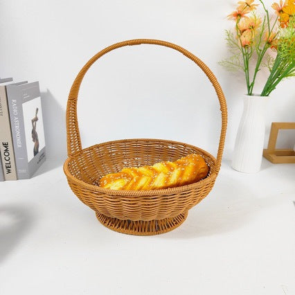 Unisex Finere Rattanserveringskurv Luvikno