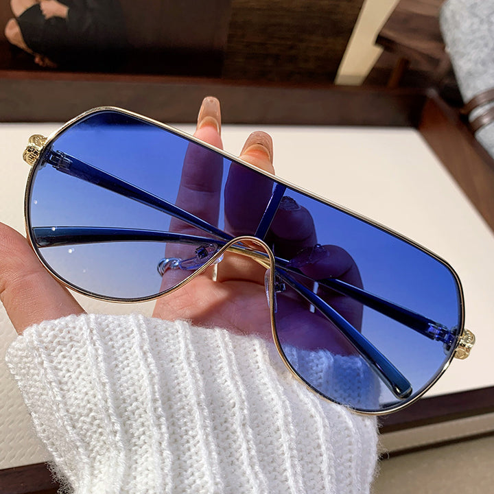 Damer oversized pilot solbriller Luvikno