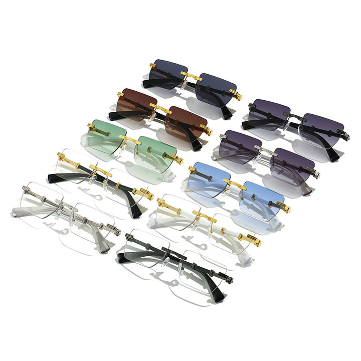 Dame Geometrisk Solbrille Luvikno