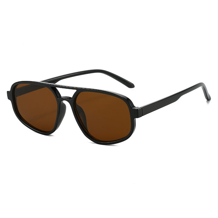Dame moteriktig solbrille med bred ramme og UV-beskyttelse Luvikno