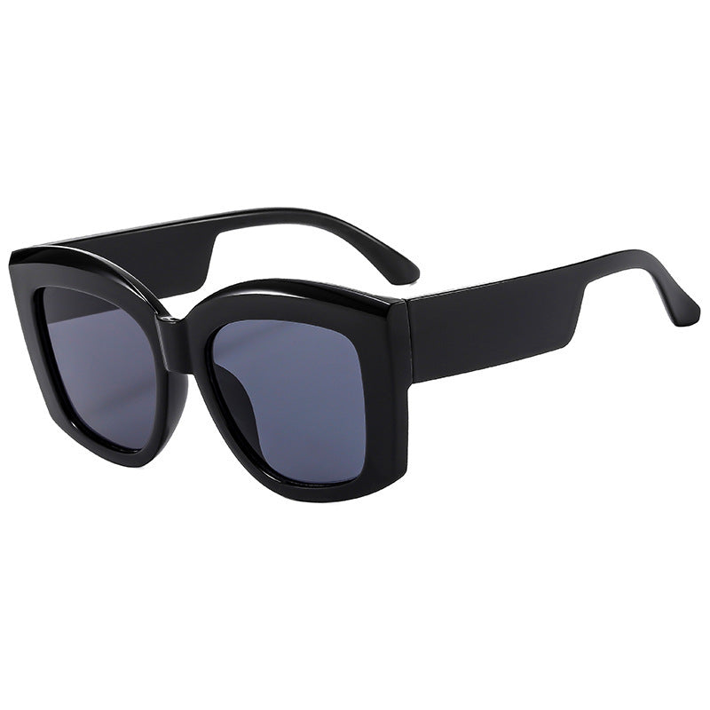 Damen oversized solbrille med kreativt design og høy kvalitet UV-beskyttelse Luvikno