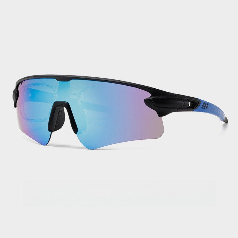 Unisex Sportslig høytytende solbrille med aerodynamisk design og justerbart nesepad Luvikno