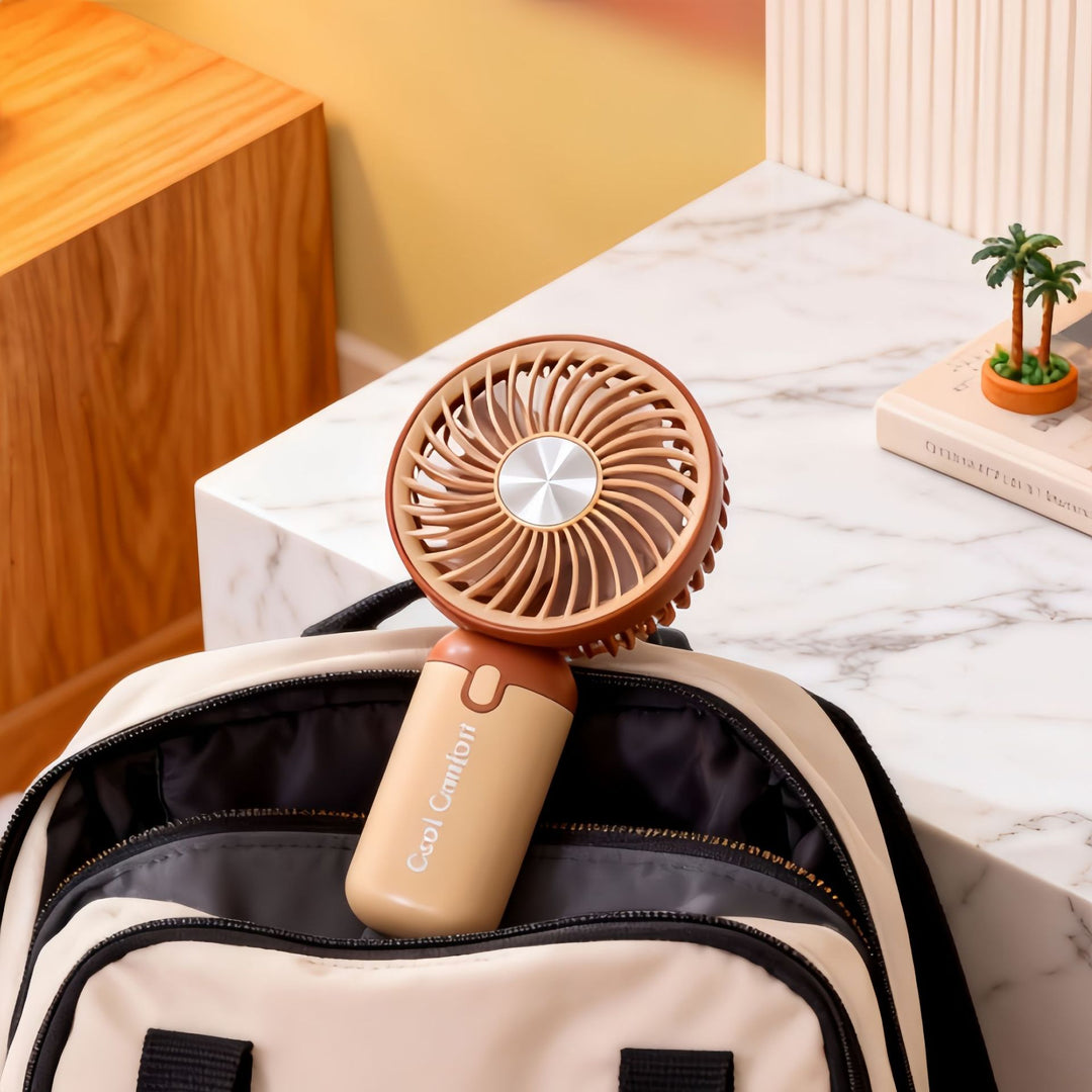 Dame bærbar vifte med trådløs funksjon og ergonomisk design Luvikno