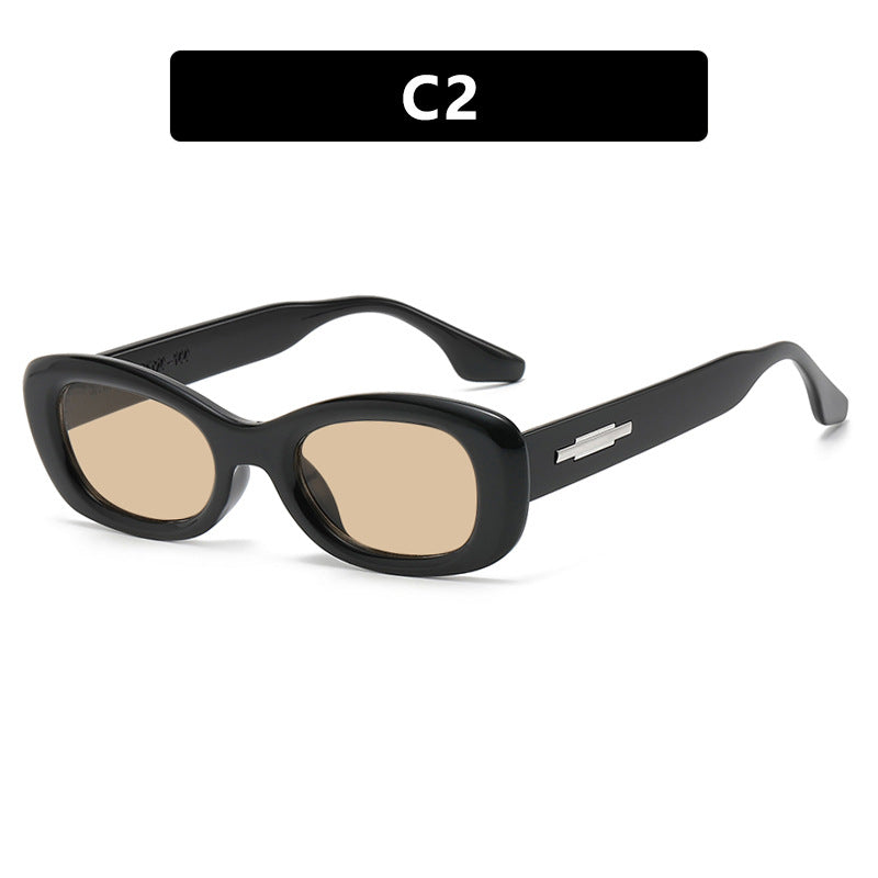 Dame moteriktig solbrille i trendy retro-stil med UV-beskyttelse Luvikno