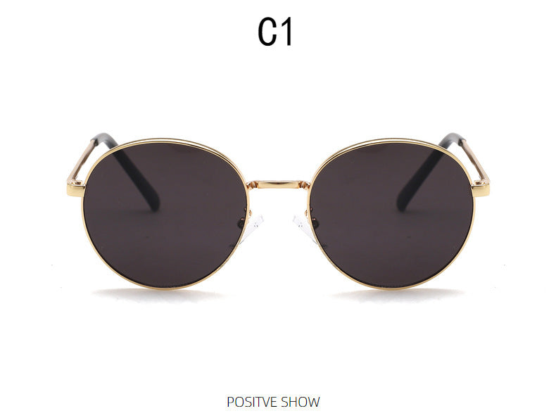 Dame moteriktig solbrille med speilet fargegradient Luvikno