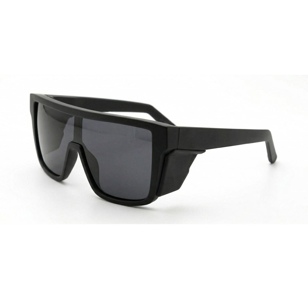 Dame sport solbriller i moderne design med bred ramme og polariserende linser Luvikno