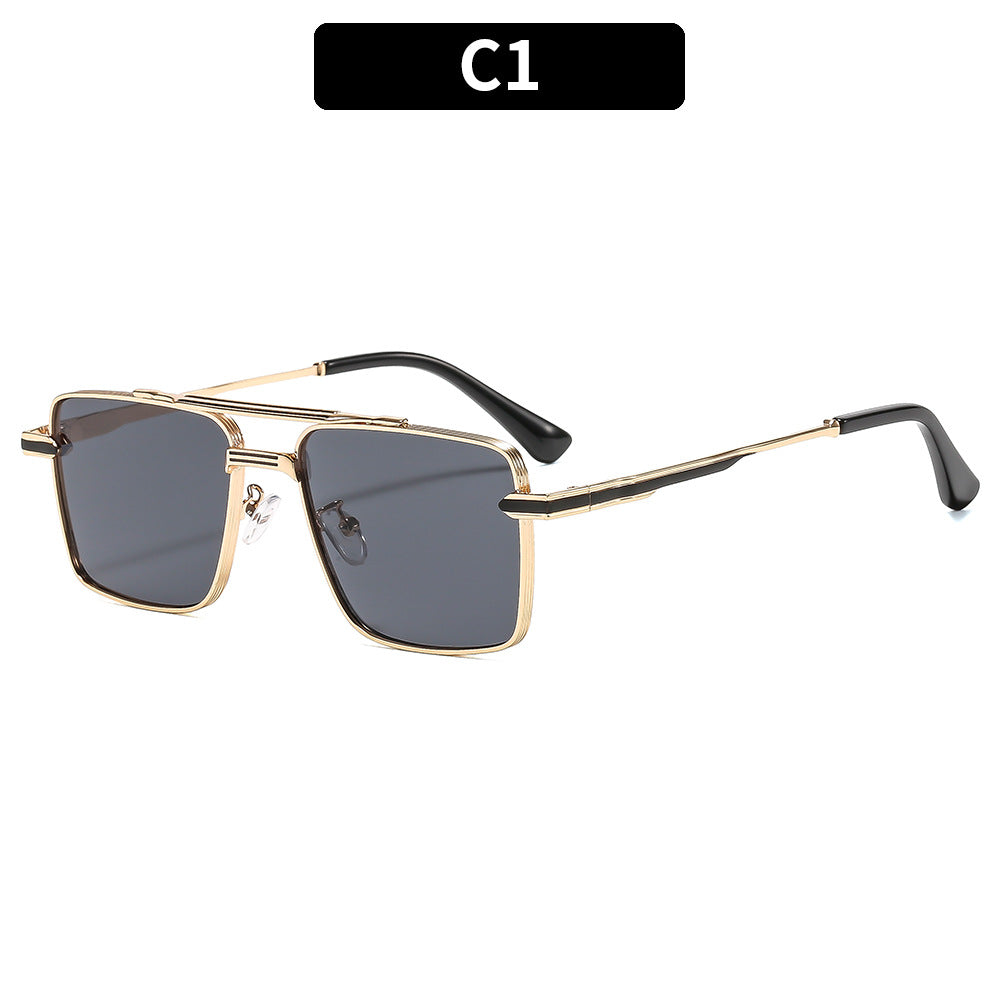 Dame futuristisk kvadratisk solbrille Luvikno