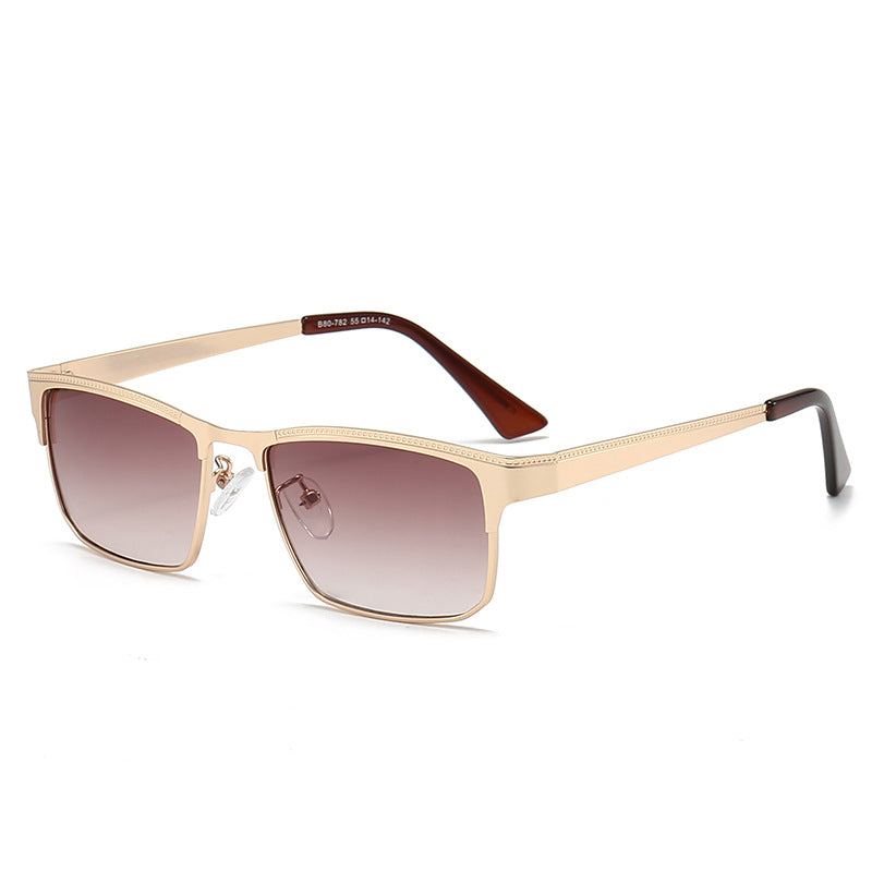 Dame kvadratisk solbrille med en stilig ramme og optimal UV-beskyttelse Luvikno