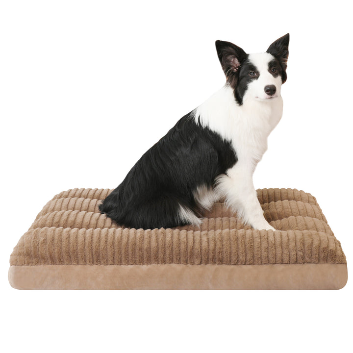 Unisex ortopedisk premium hundepute med kosetopp Luvikno