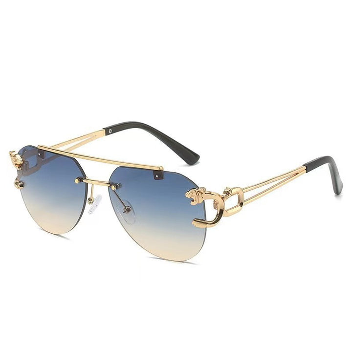 Dame Designer solbrille med unikt dyreakcent Luvikno