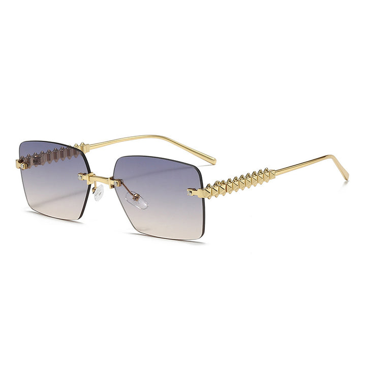 Dame ekstravagant firkantet brille Luvikno