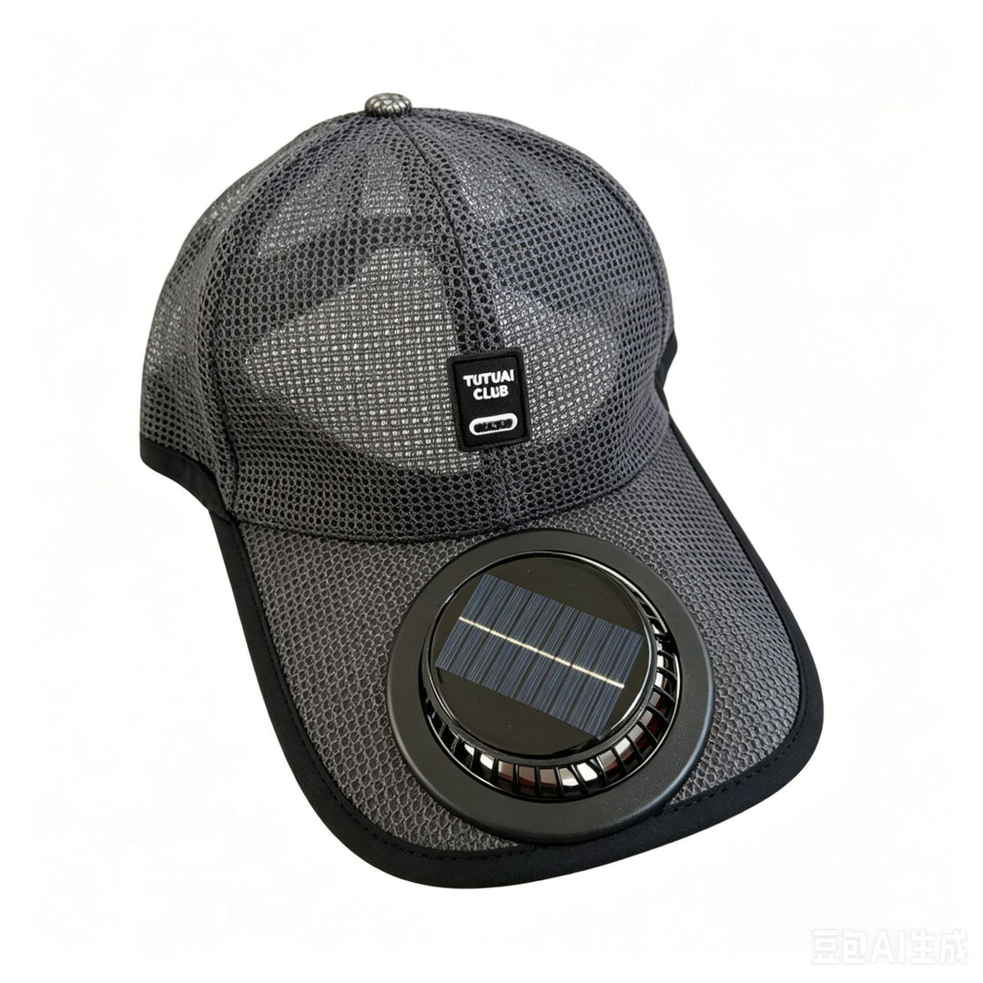 Solbeskyttelseshatt med integrert solfanger Luvikno
