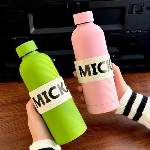 Damen Sportliche Edelstahl-Wasserflasche Luvikno