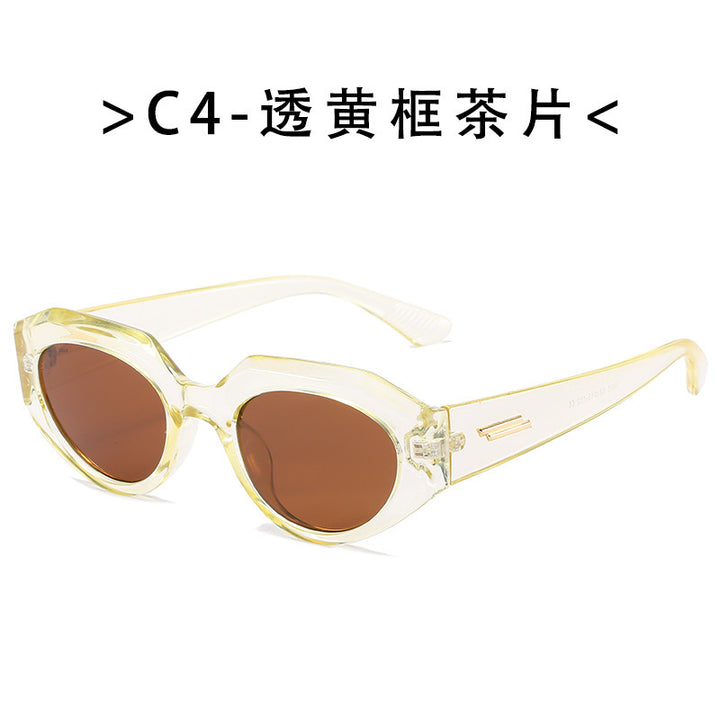 Damer geometrisk Cat-Eye solbriller Luvikno