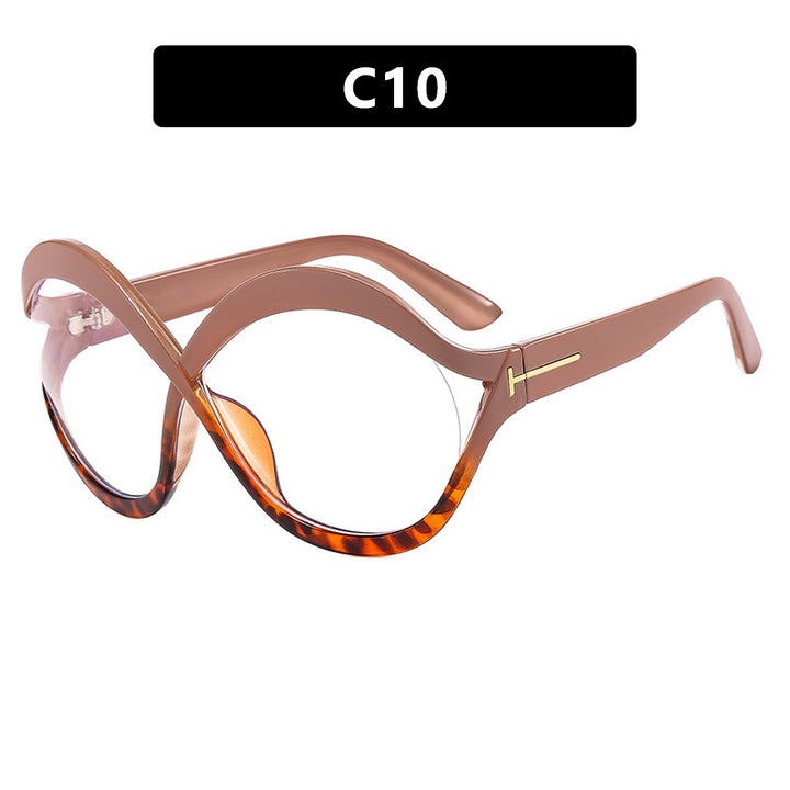 Dame ekstravagant formet solbrille Luvikno