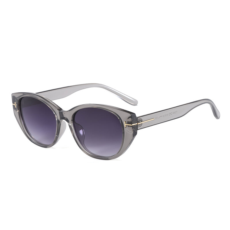 Damer Cat-Eye solbriller med elegant ramme og beskyttende UV-filter Luvikno