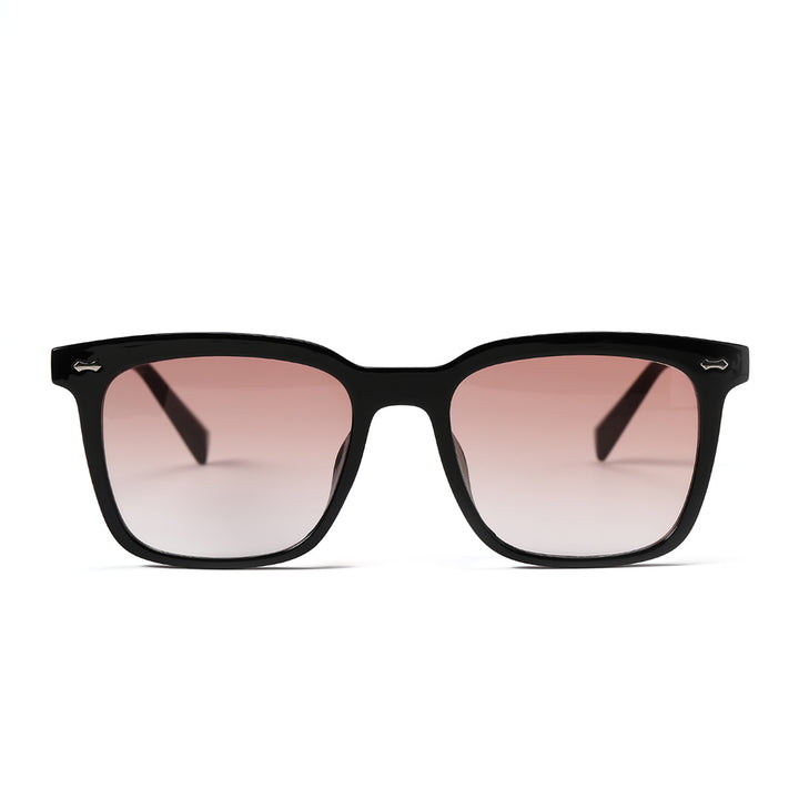 Dame quadratisk solbrille med elegant skilpadde-ramme Luvikno