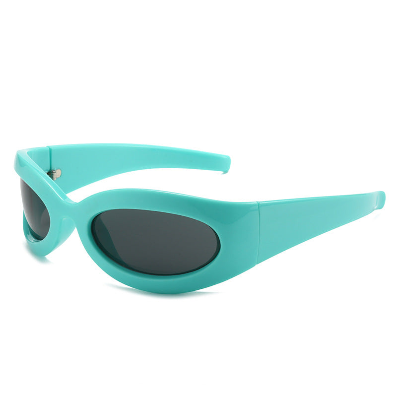 Dame trendy sportsbriller med aerodynamisk design Luvikno