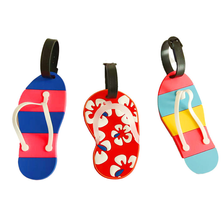 Unisex Bagasjelapp i kreativt Flip-Flop-design Luvikno