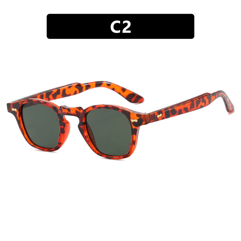Dame geometrisk solbrille med beskyttende UV-filter og moderne design Luvikno
