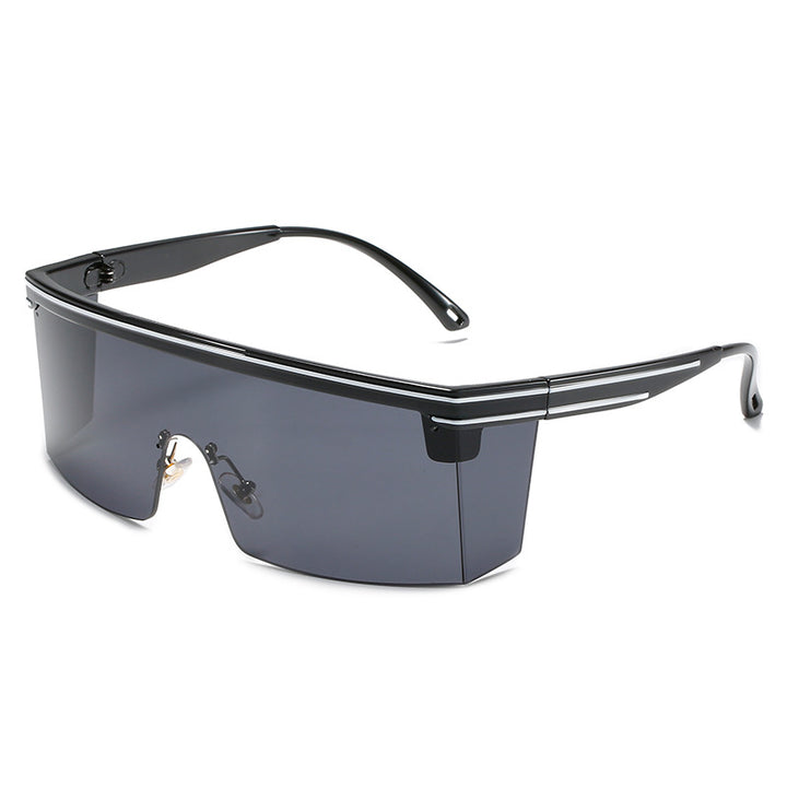 Dame Sporty solbriller med futuristisk design og uforstyrret synsfelt Luvikno