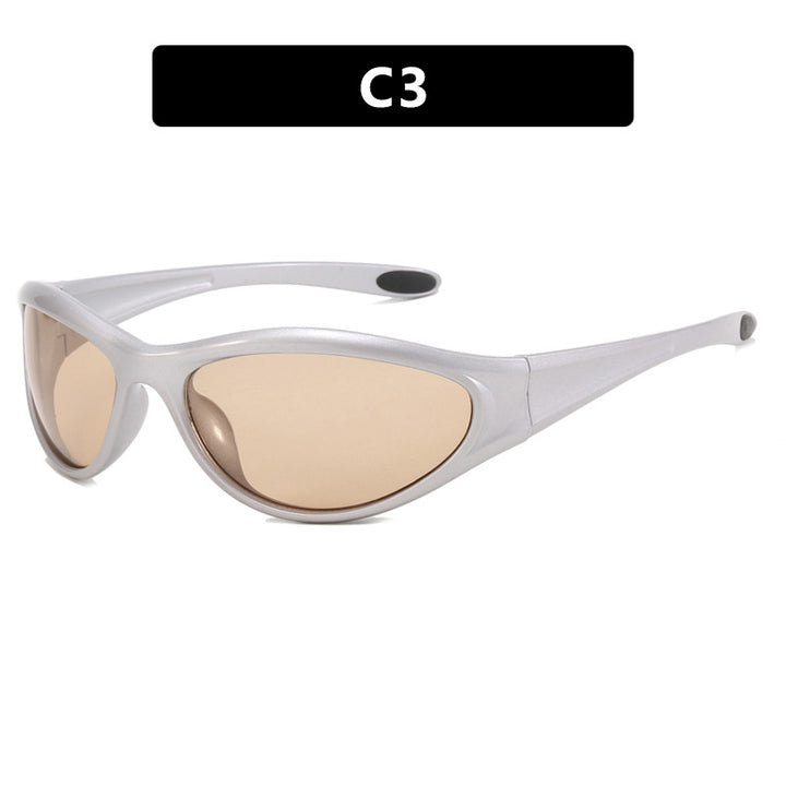 Dame sports solbrille med polarisert glass og ergonomisk design Luvikno