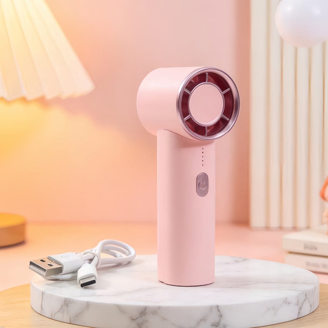 Dame bærbar mini-vifte med ergonomisk design Luvikno