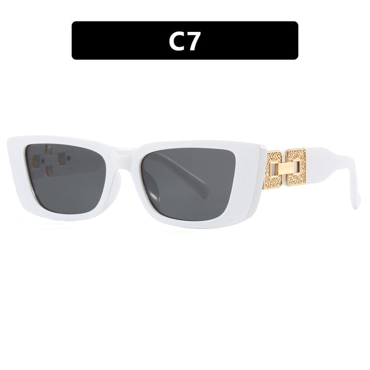Dame moteriktig Oversized solbrille med unikt leopardmønster Luvikno