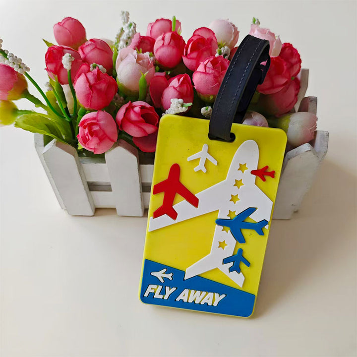 Unisex Bagasjelapp med innovativt flyreise-design Luvikno