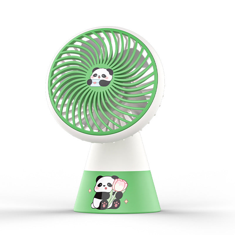 Unisex Bærbar Håndvifte i kreativ Panda-design Luvikno
