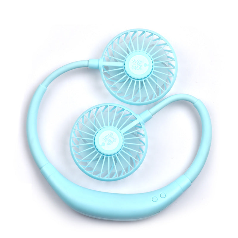 Unisex Nakke-montert Dual Fan Luvikno