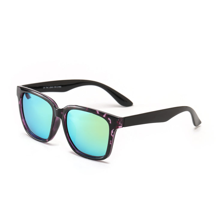 Dame kvadratisk solbrille med UV-beskyttelse og moderne design Luvikno