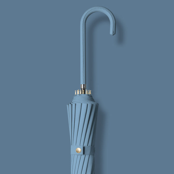 Damer elegant og vindbestandig sammenleggbart regnparaply med ergonomisk grep Luvikno