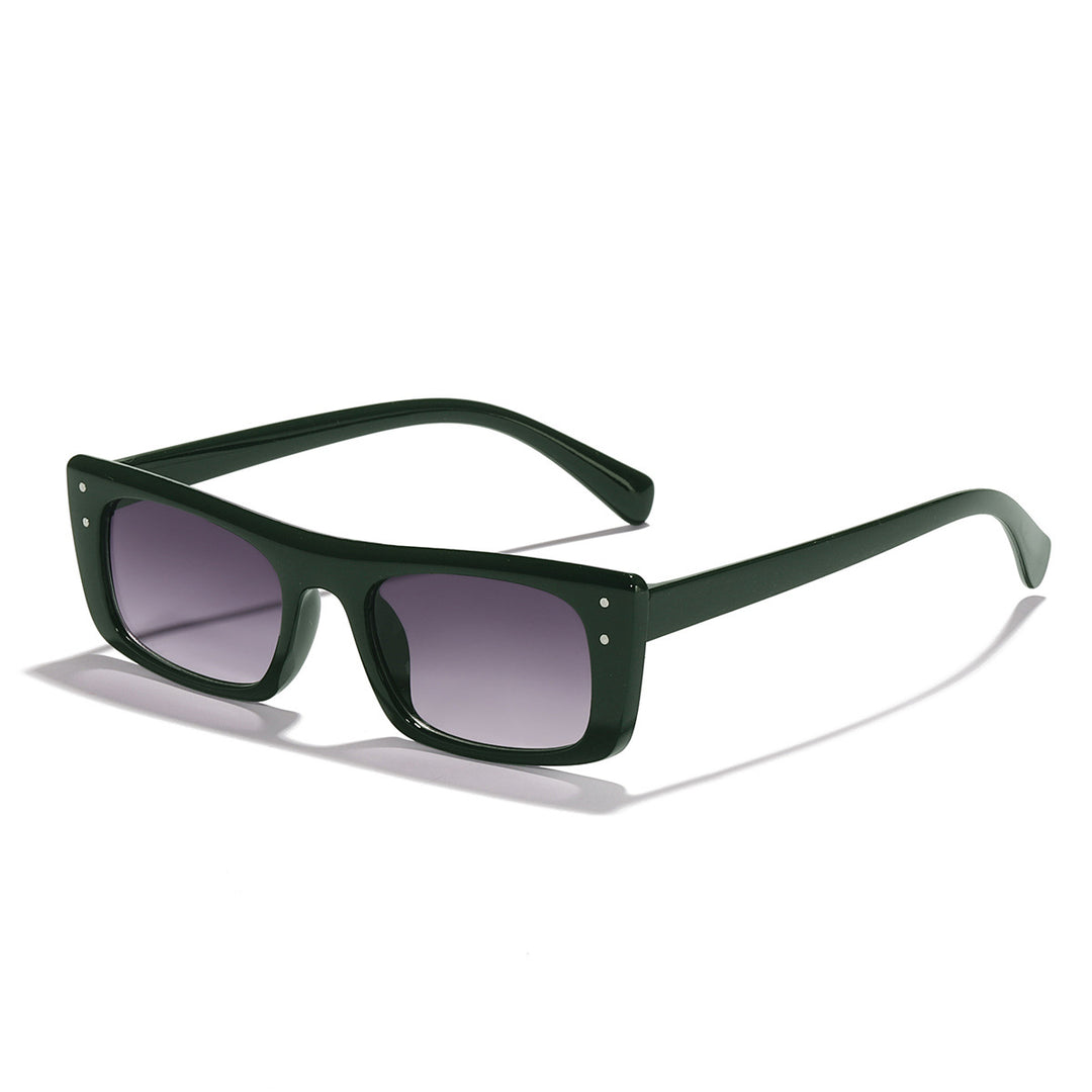 Dame moteriktig solbrille med iøynefallende dyremønster Luvikno
