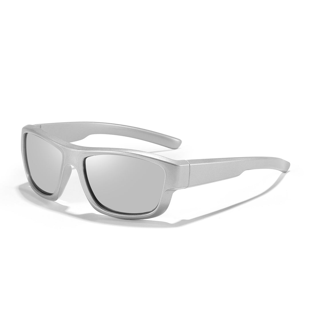 Dame Sporty solbrille med robust ramme og polariserte linser Luvikno