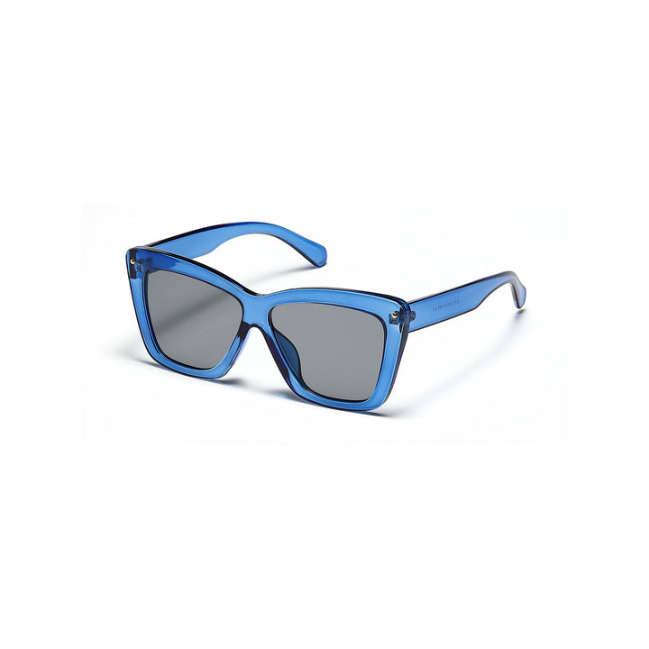 Dame geometrisk oversized solbrille Luvikno