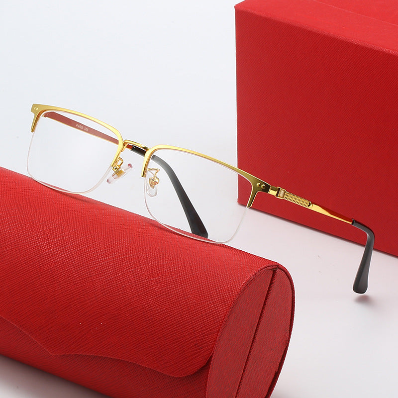 Dame elegant Korreksjonsbrille med høykvalitets metallramme Luvikno