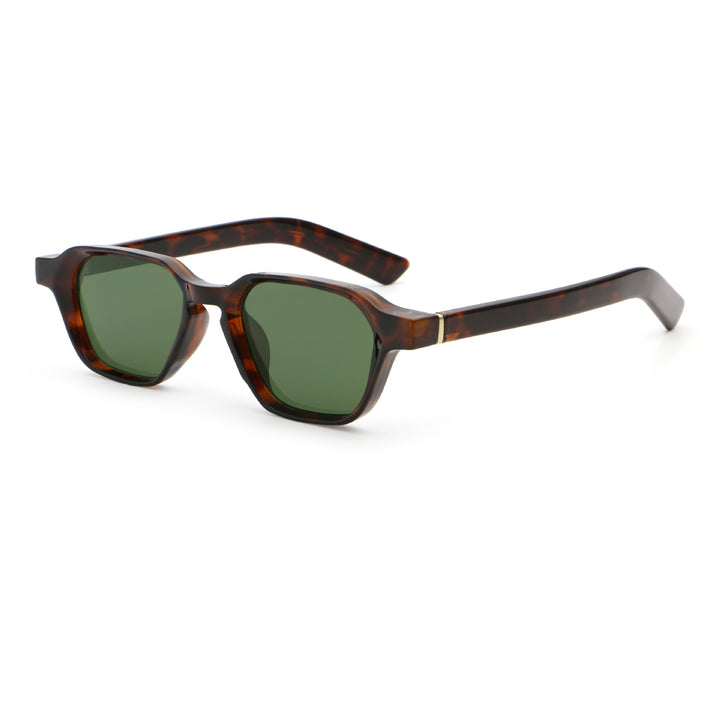 Dame solbrille i spesielt design med kantede glass Luvikno