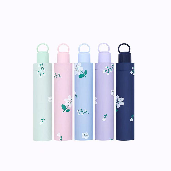 Dame paraply med blomsterdesign Luvikno