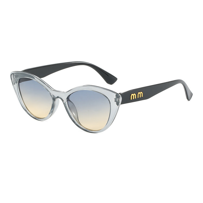 Damen Cat-Eye solbriller i trendy vintage-stil Luvikno