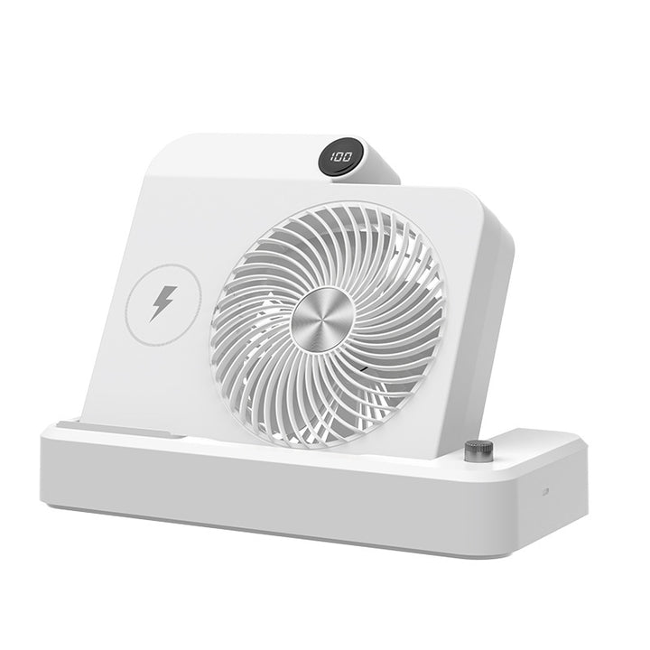 Bærbar oppladbar skrivebordsventilator Luvikno