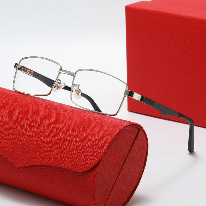 Dame trendy halvramsbriller med elegante detaljer Luvikno
