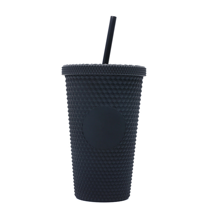 Unisex plastikkopp med teksturert design Luvikno