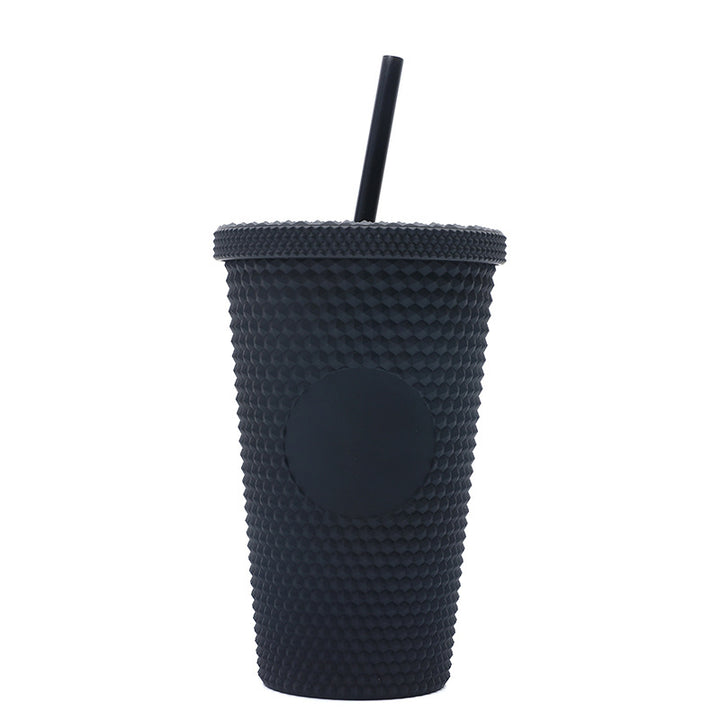 Unisex plastikkopp med teksturert design Luvikno