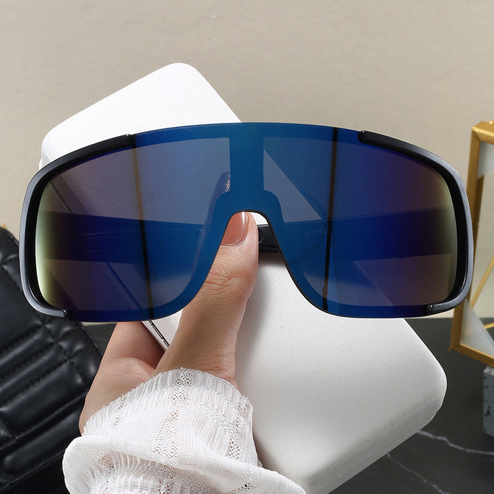Damen moteriktig sportssolbrille med bred UV-beskyttelse Luvikno