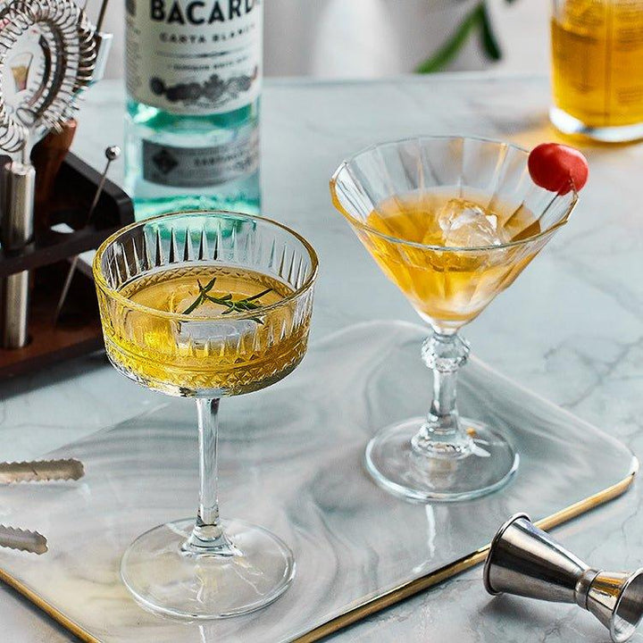 Mønstret Martini Cocktail Glasser | Luvikno