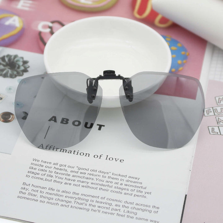 Dame moterik Oversized-solbrille med kvadratisk design Luvikno