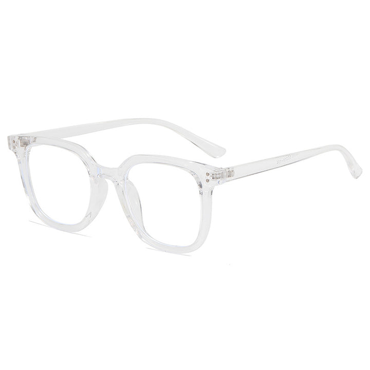 Dame kvadratisk designerbrille med tykk ramme og elegant profil Luvikno