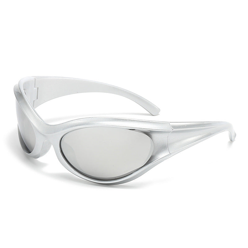 Dame sporty solbriller med aerodynamisk design og UV-beskyttelse Luvikno